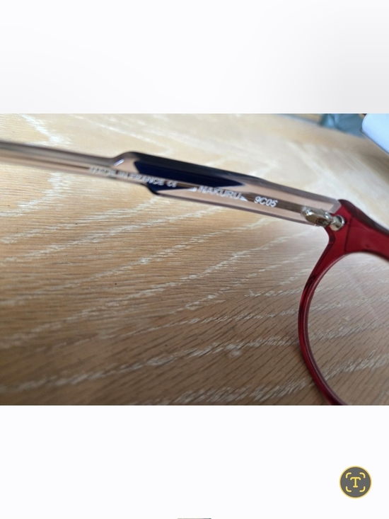 Anne & Valentin Burgundy Round Eyeglasses - Picture 5 of 7